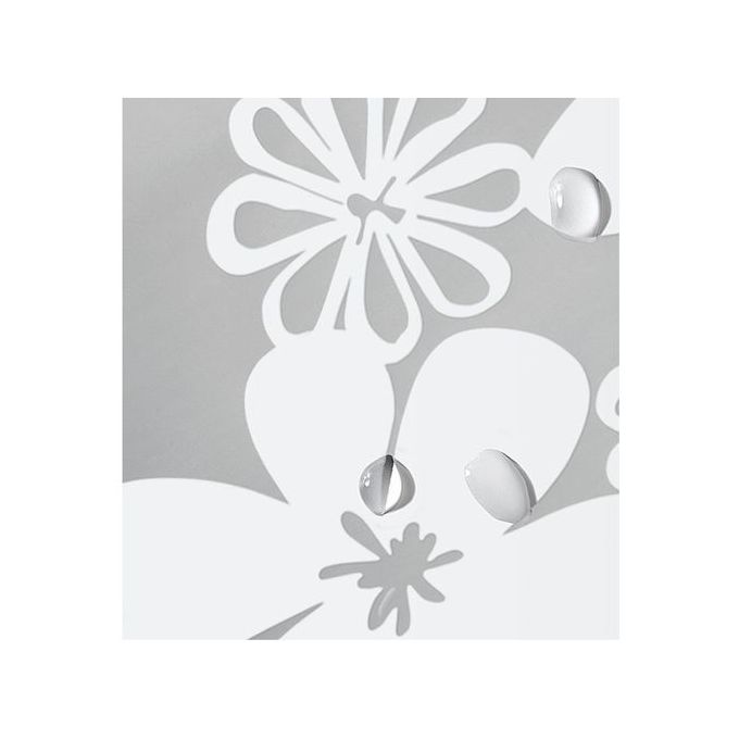PEVA Waterproof Floral Shower Curtain – 180×200cm