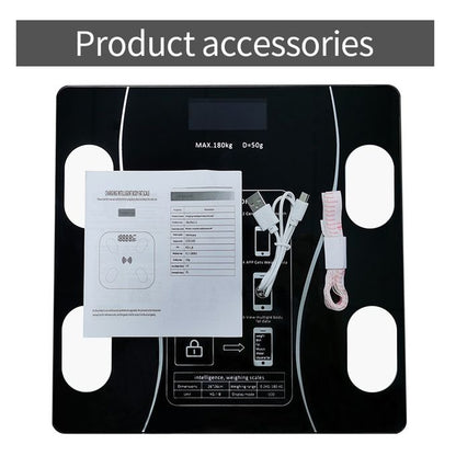 Smart Digital Weight Scale – Bluetooth Body Fat Scale with USB Charging