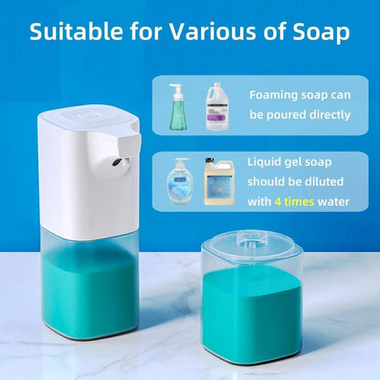 USB Automatic Sensor Soap Dispenser – 350ml Non-Contact Foam Machine