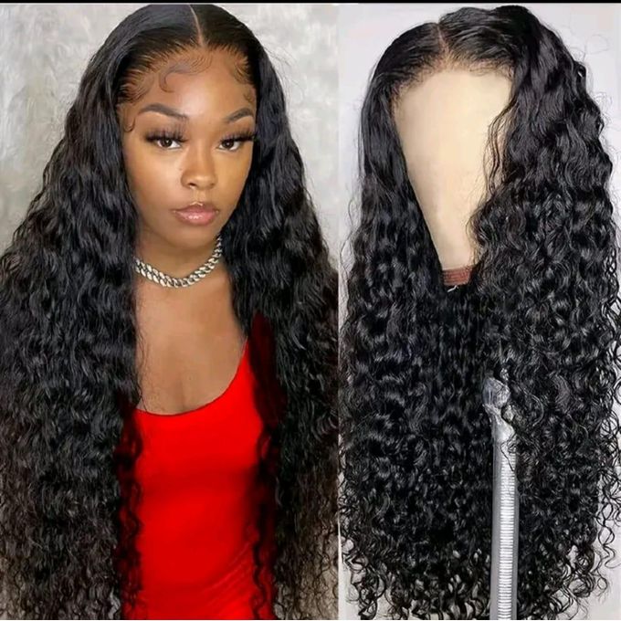 Wig Ladies Fashion Long Curly Black Hair for Women