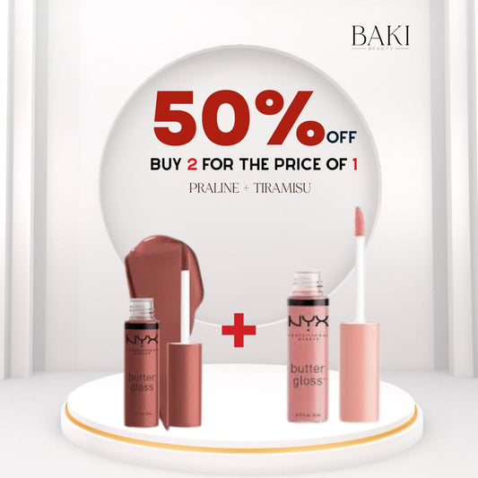 NYX Professional Praline + Tiramisu Butter Gloss Bundle