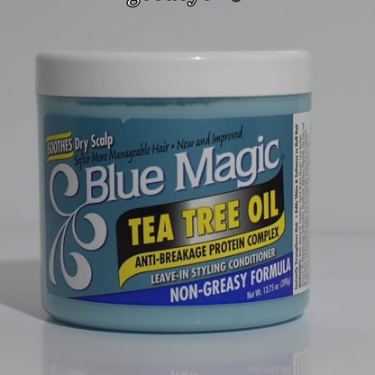 Blue Magic Tea Tree Oil Leave-In Styling Conditioner – 390g