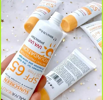 KaliyaBeauty Sunscreen Moisturizing Lotion SPF 65