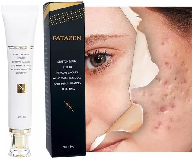 FATAZEN Scar removal Cream for Acne Scars, Stretchmarks, CS scars, Keloids, Cuts and Surgery