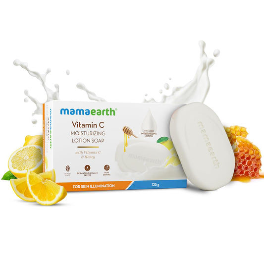 Mamaearth Vitamin C Moisturizing Lotion Soap