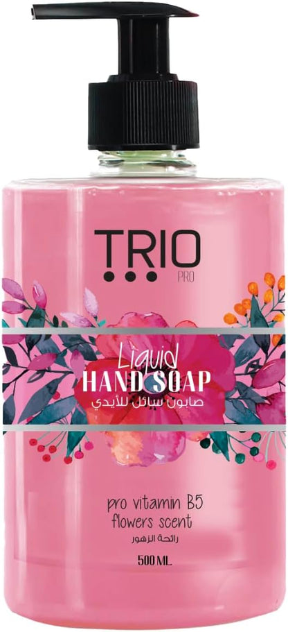TRIO PRO Floral Hand Soap with Vitamin B5 - 500ml