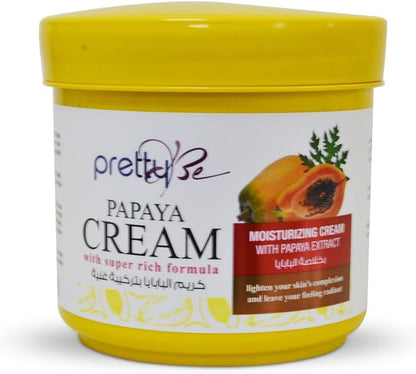 Pretty Be Face and Body Moisturizing Cream with Papaya Extract