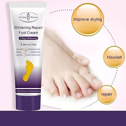 Aichun Beauty Whitening Foot Repair Cream For Dry. Cracked And Rough Feet