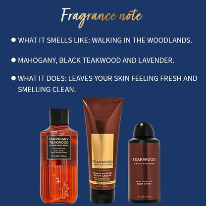 Mahogany Teakwood 3-in-1 Hair, Face & Body Wash