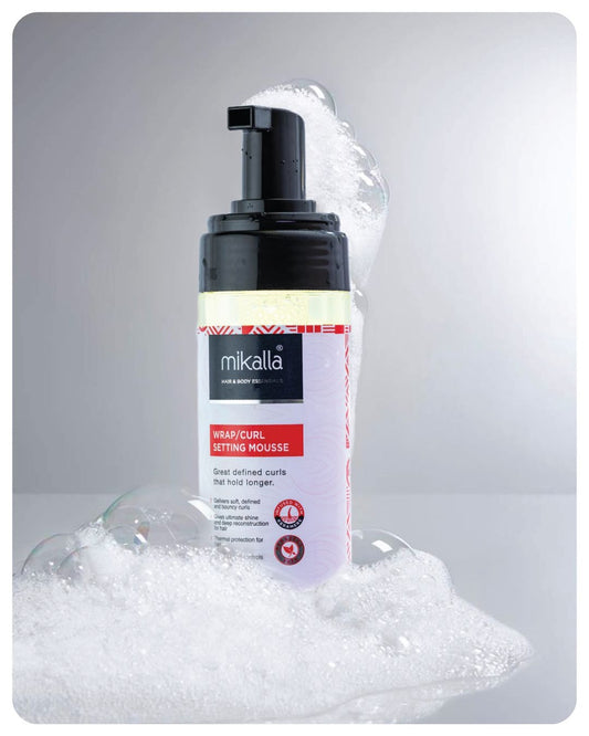 Mikalla Mousse Wrap / Curl Setting Mousse for Curls
