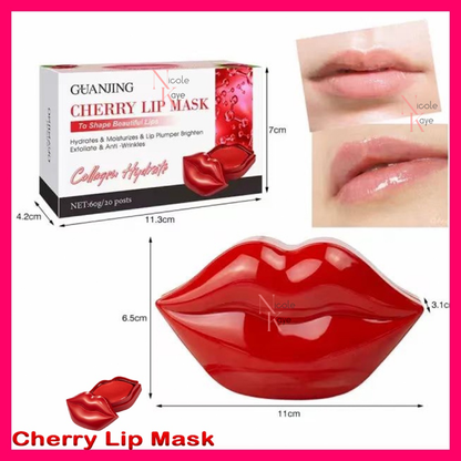 Guanjing Cherry Moisturizing Lip Mask – 60g (20 Patches)