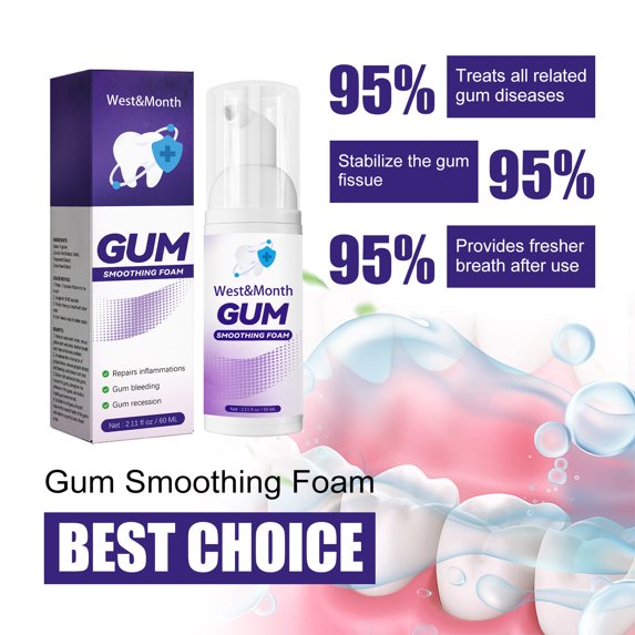 West & Month Gum Smoothing Foam