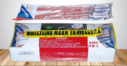 12pcs Whistling Moon Traveller Rocket Fireworks