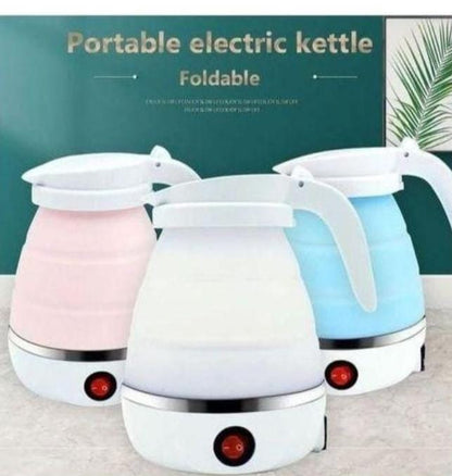 0.8 Litres Silicone Portable Foldable Travel Electric Water Kettle / Tea Pot
