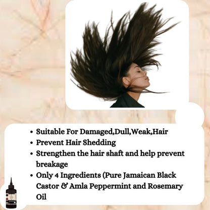 Mekis Jamaican Black Castor + Amla + Rosemary + Peppermint Oil