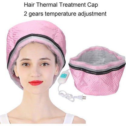 Hair Steamer Thermal Heat Cap – Deep Conditioning & Nourishing Treatment at Home