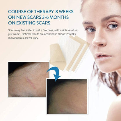 Aroamas Scar Removal Sheets – Professional Silicone Scar Treatment (8 Sheets | 4-Month Supply)