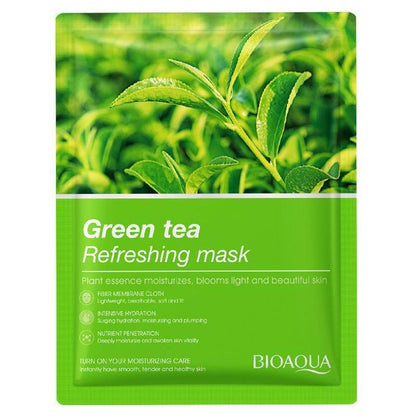 BIOAQUA 8 Pcs Fruit Plant Extract Essence Facial Mask Set