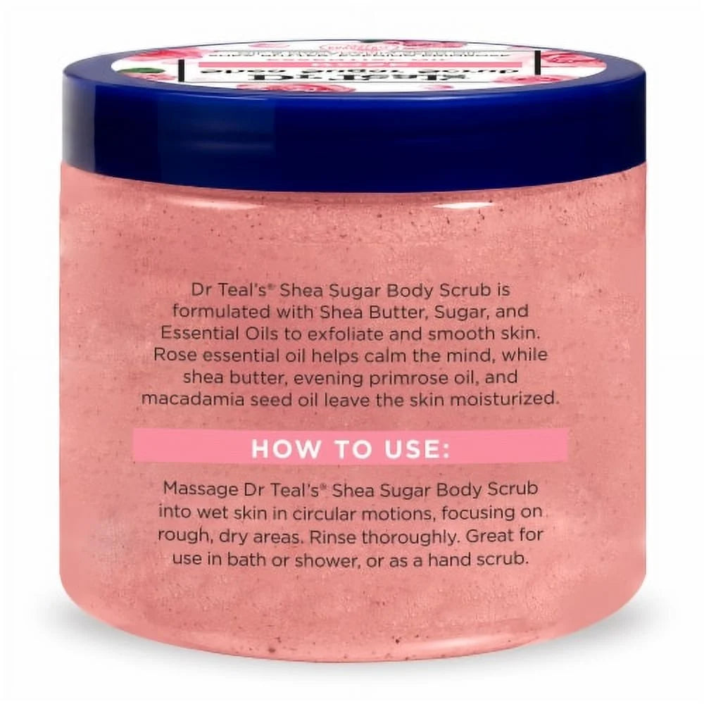 Dr Teal’s Rose Shea Sugar Scrub