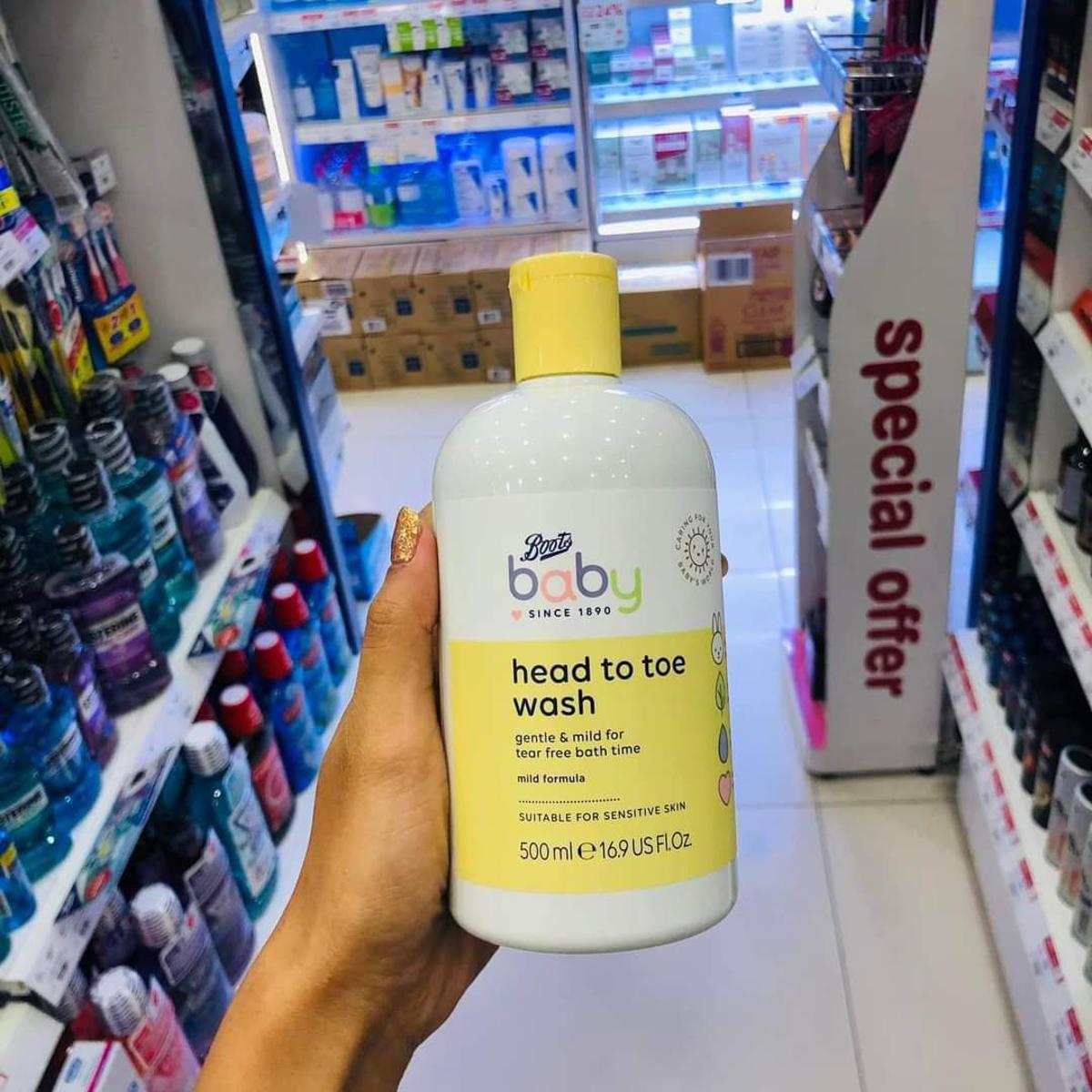 Boots Baby Head to Toe Wash 500ml