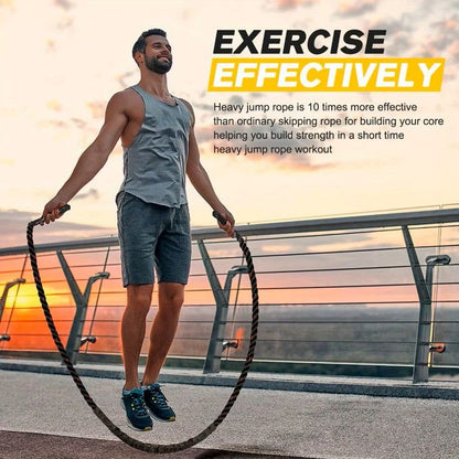 KipFit Weighted Jump Rope For Fitness - 2.8m