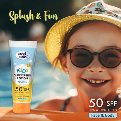 Cool & Cool Kids Sunscreen Lotion SPF 50+