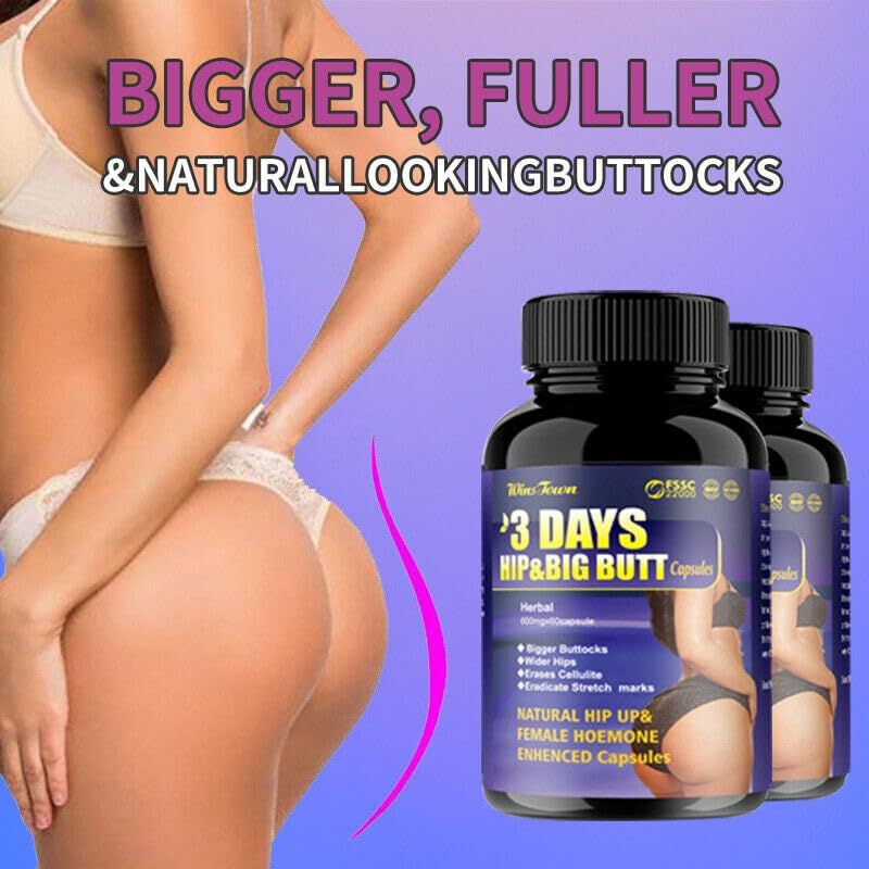 🔥 LIMITED DEAL — Winstown 3 Days Hip & Butt Enhancement Capsules | Fuller Curves + Natural Herbs + Fast-Acting | KSh 2,999