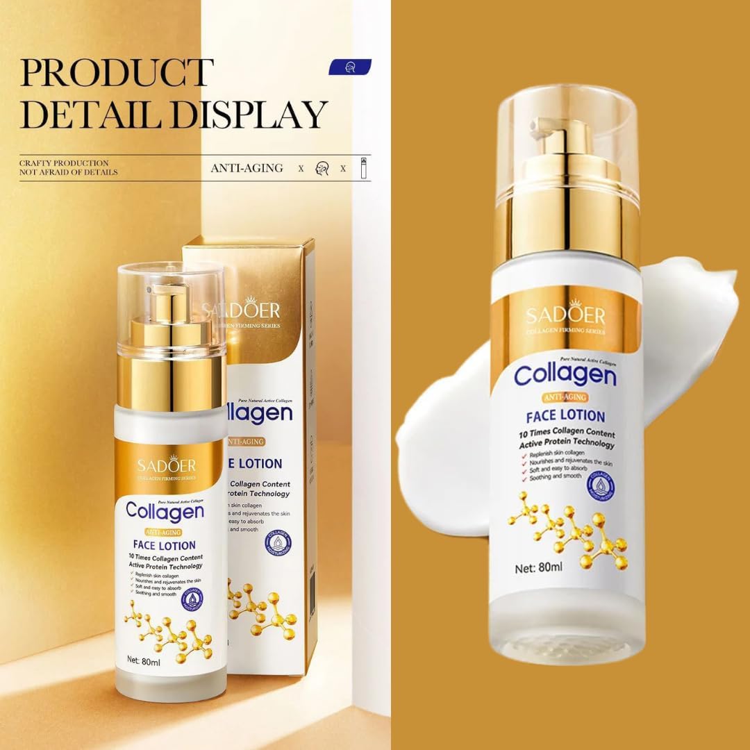 SADOER Collagen Anti‑Aging Face Lotion – 80 ml