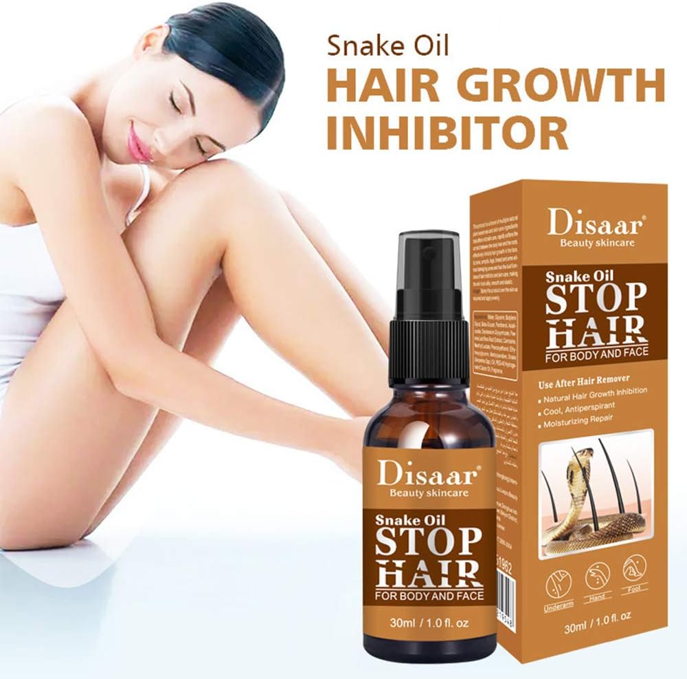 Disaar Hair Growth Inhibitor Snake Oil Stop Hair For Body Face Legs