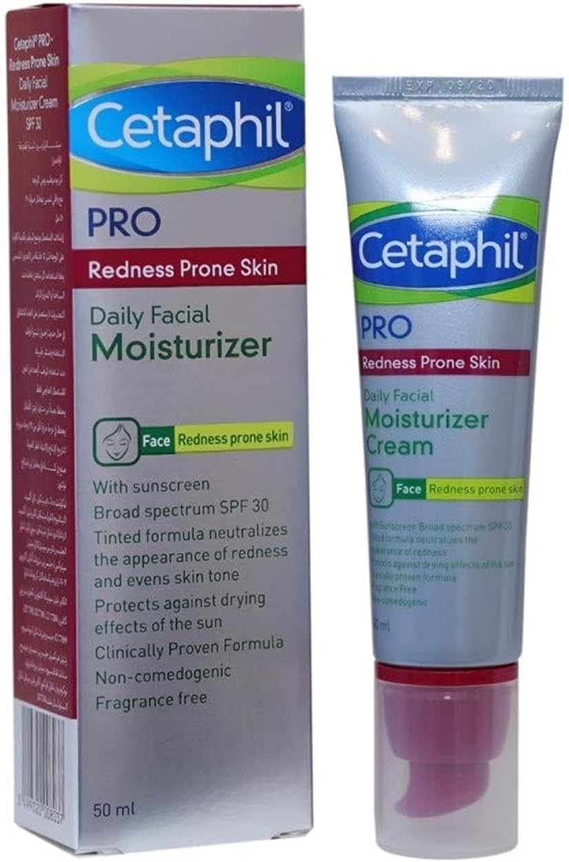 Cetaphil PRO Redness Prone Skin Daily Facial Moisturizer SPF 30 (50ml)