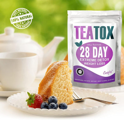 CATFIT Teatox 28 Day Extreme Detox | Extreme Detox and Weightloss Tea