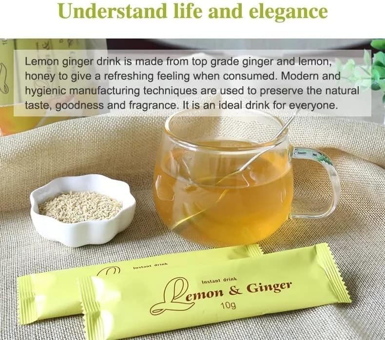 Wins Town Lemon & Ginger Tea – 15 Sachets (150 g)