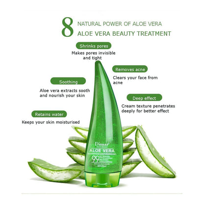 Disaar 99% Aloe Vera Soothing And Moisturizing Gel - 250ml