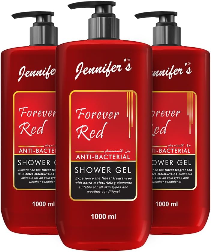 Jennifer's Forever Red Anti-Bacterial Shower Gel