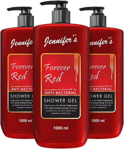 Jennifer's Forever Red Anti-Bacterial Shower Gel