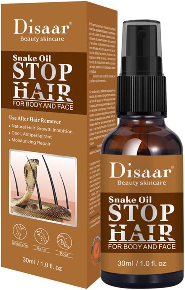 Disaar Hair Growth Inhibitor Snake Oil Stop Hair For Body Face Legs