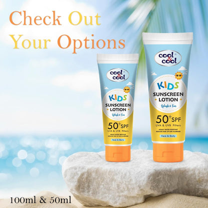 Cool & Cool Kids Sunscreen Lotion SPF 50+