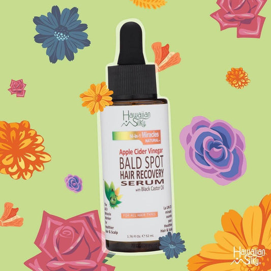 Hawaiian Silky 14-in-1 Miracles Natural Apple Cider Vinegar Bald Spot Hair Recovery Serum