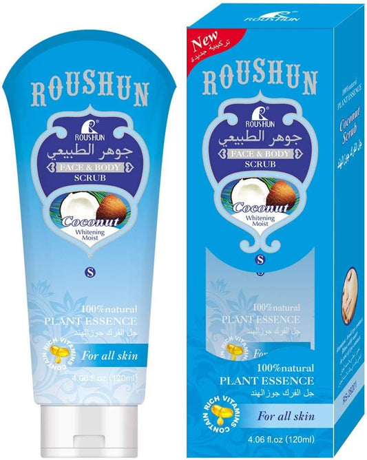 Roushun Coconut Facial and Body Scrub 120ml