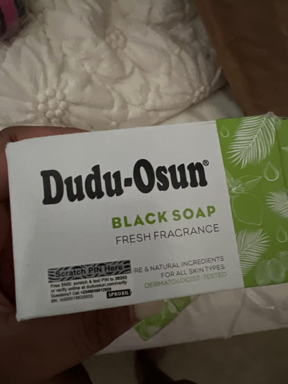 Dudu-osun, African Black Soap, 100% Pure, 150g.