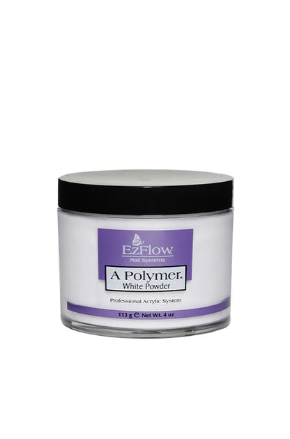 EzFlow White Acrylic Powder / Polymer Natural Powder – 28g