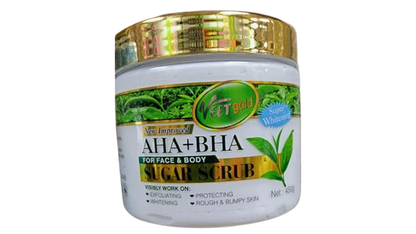 Veet Gold AHA + BHA Sugar Face & Body Scrub