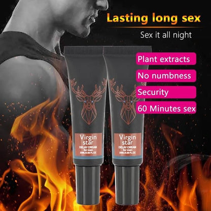 Original VIRGIN STAR POWER+ Delay Cream for Men