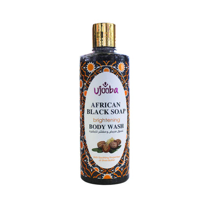 Ujooba African Black Soap Brightening Body Wash – 500ML