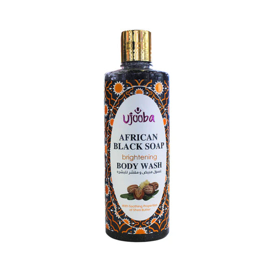 Ujooba African Black Soap Brightening Body Wash – 500ML