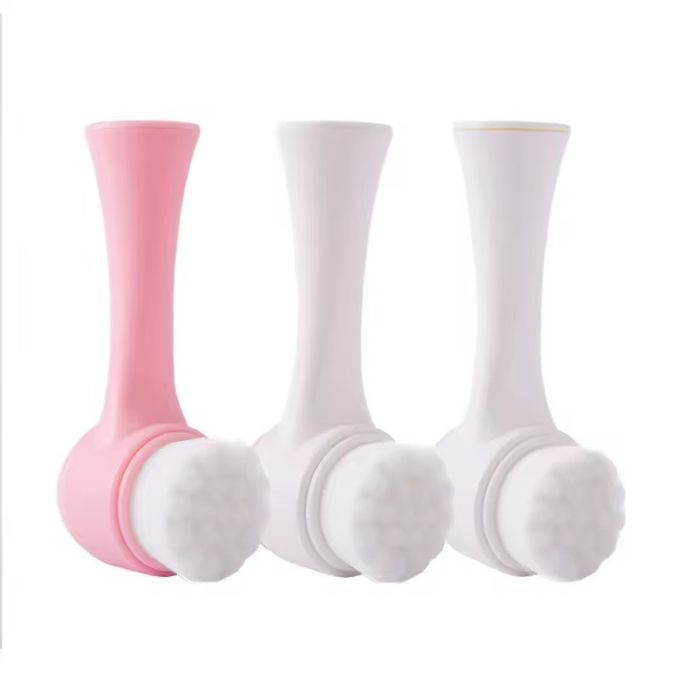 Soft Face Cleansing Brush – Double-Sided Facial Cleanser & Exfoliator