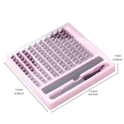 DIY Lash Extension Kit – 120pcs Single Cluster False Eyelashes