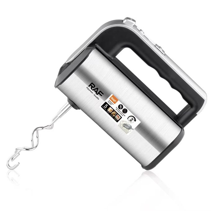 RAF 5-Speed Electric Hand Mixer – 300W Handheld Mixer with Turbo for Baking & Cooking