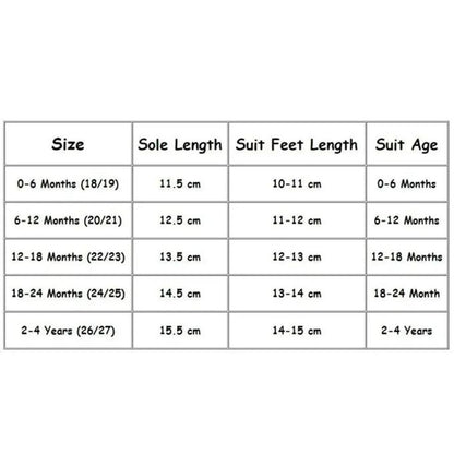 Non-Slip Baby/Toddler Sock Shoes with Soft Rubber Soles