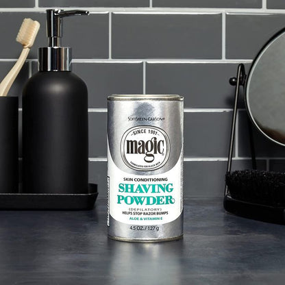 SoftSheen-Carson Magic Skin Conditioning Shaving Powder With Aloe Vera & Vitamin E